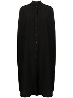 Jil Sander платье-рубашка оверсайз с длинными рукавами