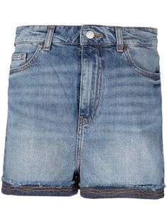 Emporio Armani джинсовые шорты с завышенной талией