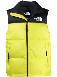 The North Face дутый жилет в стиле колор-блок