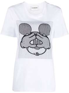 Iceberg футболка с графичной вышивкой Mickey Mouse
