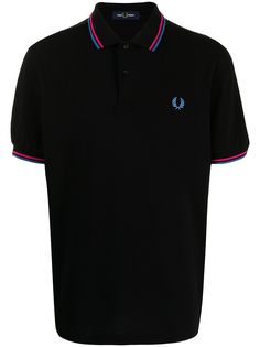 FRED PERRY рубашка поло с вышитым логотипом