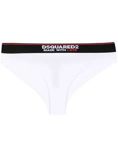 Dsquared2 трусы-брифы Made With Love с логотипом