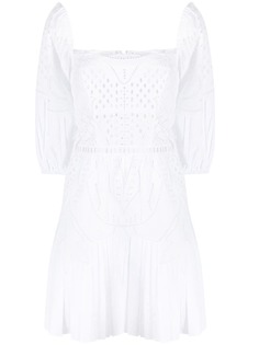 Alberta Ferretti платье с вышивкой