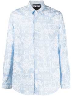 Versace Jeans Couture рубашка с принтом Baroque и логотипом