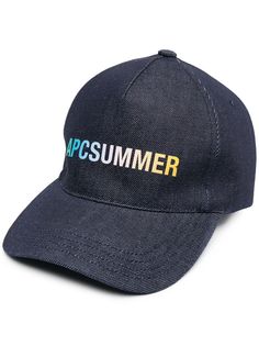 A.P.C. бейсболка Summer с логотипом