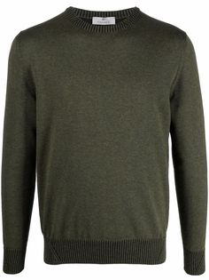 Canali трикотажный свитер с круглым вырезом