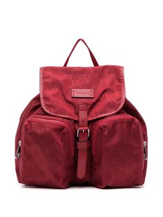 Gucci Pre-Owned рюкзак Guccissima с узором GG