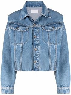 Boyish Jeans укороченная джинсовая куртка с бахромой
