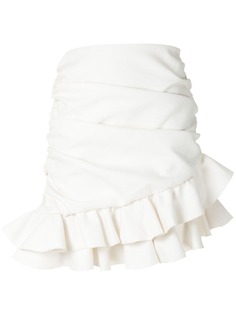 Andrea Bogosian юбка мини асимметричного кроя с оборками