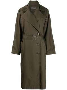 Issey Miyake Pre-Owned тренч оверсайз