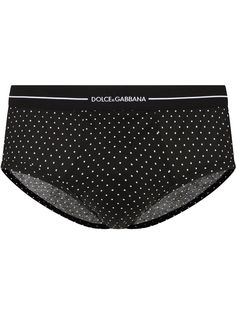 Dolce & Gabbana трусы-брифы в горох