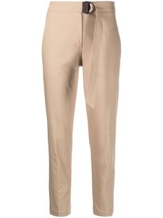 Brunello Cucinelli укороченные брюки с поясом