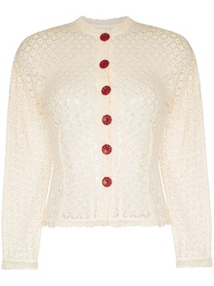 yuhan wang кружевной кардиган