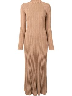 Dion Lee платье миди в рубчик