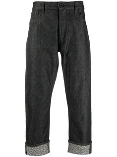 Emporio Armani джинсы свободного кроя с манжетами