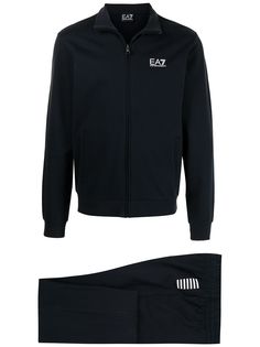 Ea7 Emporio Armani спортивная куртка на молнии с логотипом