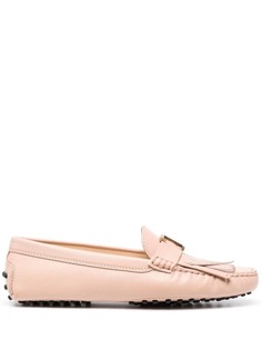 Tods лоферы Gommino с бахромой Tod`S
