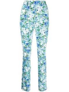 Magda Butrym брюки с цветочным принтом
