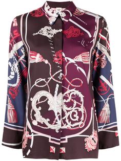 Hermès юбка pre-owned из ткани букле