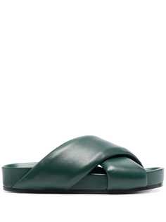 Jil Sander сандалии с дутыми ремешками
