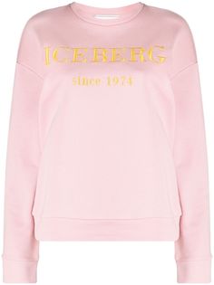 Iceberg толстовка с вышитым логотипом