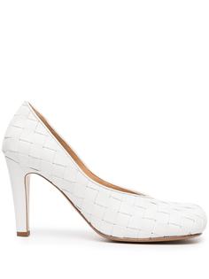 Bottega Veneta Pre-Owned туфли-лодочки с плетением Intrecciato