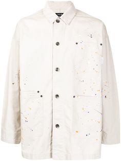 FIVE CM рубашка с эффектом разбрызганной краски