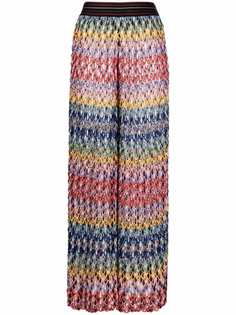 Missoni расклешенные брюки в полоску