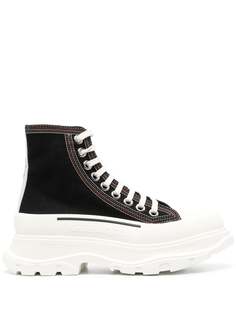 Alexander McQueen ботинки Tread Slick на шнуровке