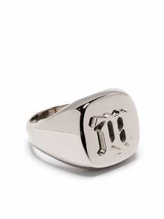 MISBHV серебряное кольцо с монограммой