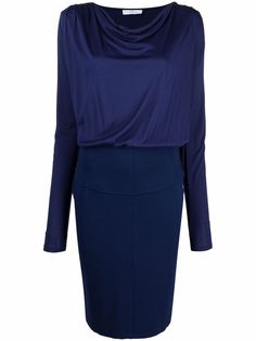 Versace Pre-Owned платье 2010-х годов с воротником-хомутом