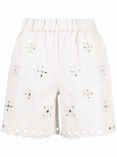 RED Valentino шорты с вышивкой
