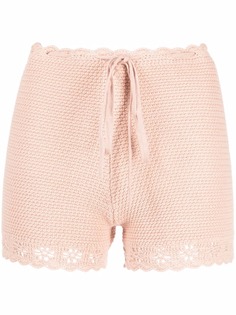 RED Valentino шорты в технике кроше