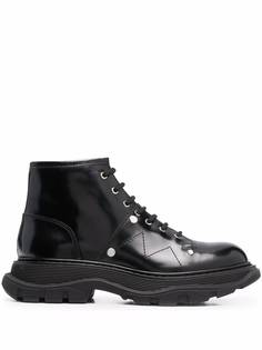 Alexander McQueen ботинки Tread на шнуровке