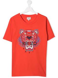 Kenzo Kids футболка с принтом