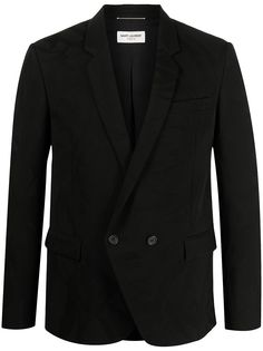 Saint Laurent двубортный пиджак