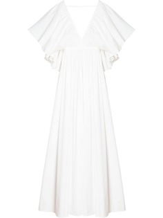 Carolina Herrera платье с объемными рукавами