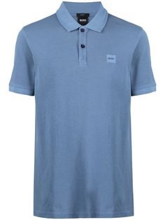 Boss Hugo Boss рубашка поло с нашивкой-логотипом