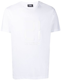Karl Lagerfeld футболка с принтом 21