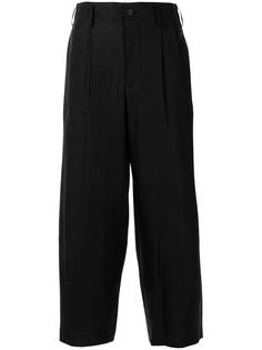 Yohji Yamamoto укороченные брюки