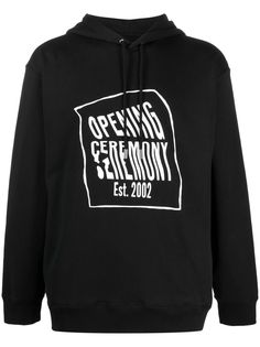 Opening Ceremony warped logo-print hoodie