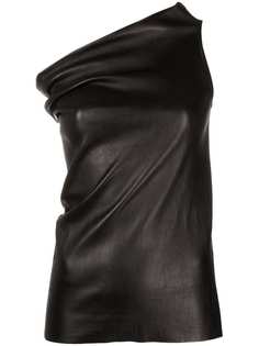 Rick Owens топ с асимметричным вырезом