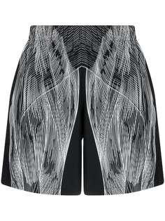 Opening Ceremony muscle-print deck shorts
