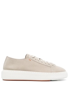 Santoni кроссовки на шнуровке