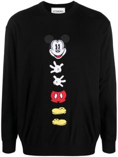 Iceberg джемпер Mickey Mouse вязки интарсия