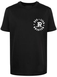 John Richmond футболка с короткими рукавами и логотипом