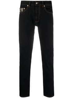 Versace Jeans Couture узкие брюки средней посадки