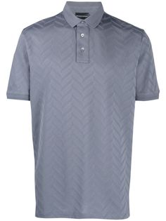 Emporio Armani фактурная рубашка поло