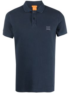 Boss Hugo Boss рубашка поло с нашивкой-логотипом