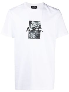 A.P.C. футболка с логотипом